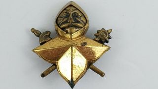 Older Vintage Odd Fellows Pin Brooch Mason Masonic Unusual Not Sure H6