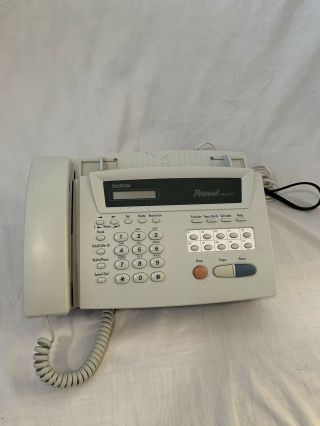 Rare Brother Fax - 275 Personal Fax With Phone Vintage &