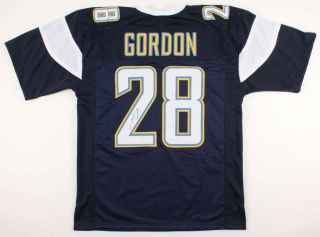 Melvin Gordon Signed Los Angeles Chargers Jersey With