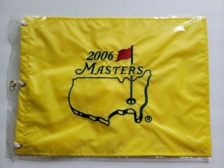 2006 Masters Golf Pin Flag Phil Mickelson