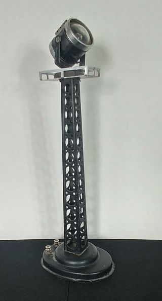 Vintage Marx 436 Searchlight Towers - O Gauge Train Lights - Hard To Find