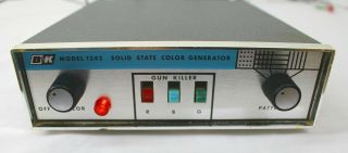 Dynascan B&k Vintage Model 1242 Tv Transistorized Color Generator Tester W Box