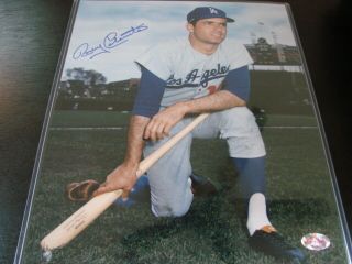 Rocky Colavito Autograph / Signed 8 X 10 Photo Los Angeles Dodgers