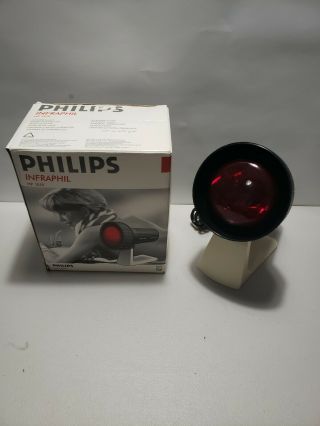 Vintage Philips Infrared Lamp Infraphil Hp1510 Made In Germany 100w -