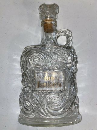 Vintage Old Forester Kentucky Bourbon Whiskey Bottle Decanter 1950 
