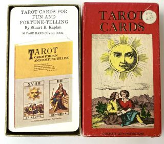 Vintage Tarot Card Deck W/ Instructions 1970 1jj U.  S.  Games Systems S.  R.  Kaplan