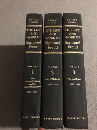 The Life & Work Of Sigmund Freud: 3 Volume Set Ernest Jones