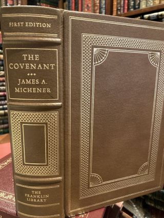 Franklin Library:james Michener: The Covenant: Xhosa & Zulu Tribes: South Africa