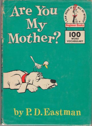 (dr.  Seuss) Are You My Mother? By P.  D.  Eastman - 1961 Printing Hardback With Dj