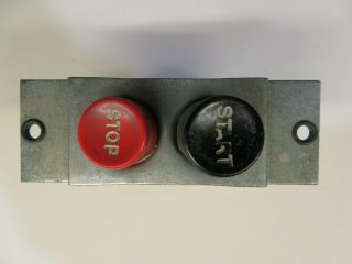 Vintage Cutler - Hammer Machine Motor Control Switch,  Start/stop,  Push - Button