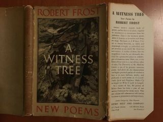 A Witness Tree Robert Frost First Edition 1st Printing With Dust Jacket 1942 2
