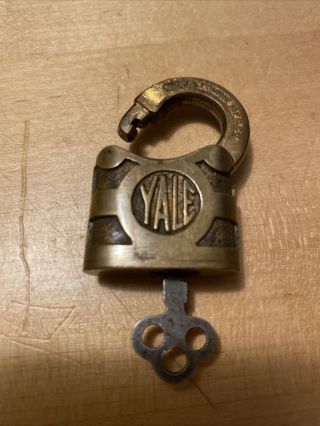 Yale And Towne Mfg Company Vintage Padlock Stamford Ct