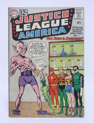 Vintage Dc Comics Justice League Of America Comic Book Issue 11
