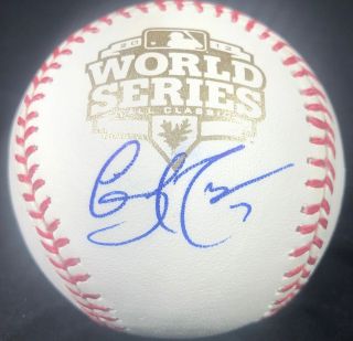 Gregor Blanco Signed 2012 World Series Baseball Psa/dna Giants Autographed Ball