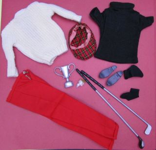 Vintage Remco Dr.  John Littlechap Doll Golf Outfit 1413 2