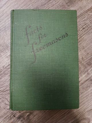 Vintage 1953 FACTS FOR FREEMASONS Harold V.  B.  Voorhis RARE BOOK Exc MASONRY Text 2
