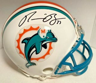 Ronnie Brown Autographed Signed Miami Dolphins Throwback Mini Helmet W/coa