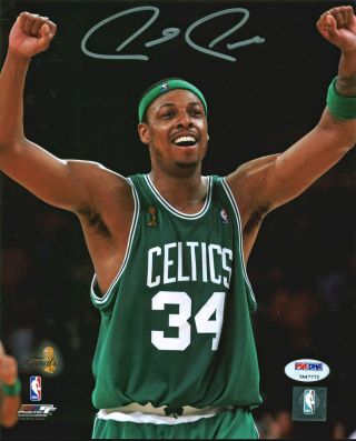 Celtics Paul Pierce Authentic Signed 8x10 Photo Autographed Psa/dna Itp 7a47772