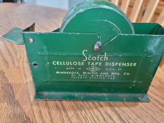Vintage Metal Scotch CelluloseTape Dispenser 2