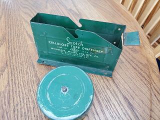 Vintage Metal Scotch CelluloseTape Dispenser 3
