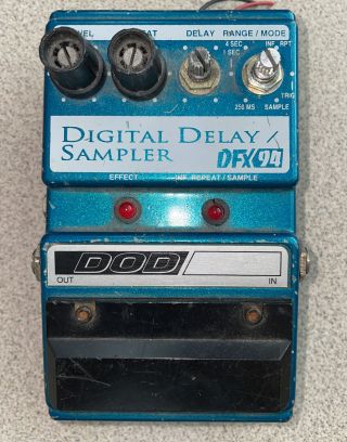Dod Digitech Dfx94 Digital Delay Echo Sampler Rare Vintage Guitar Effect Pedal
