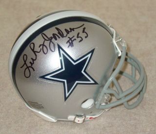 Lee Roy Jordan Signed/autographed Dallas Cowboys Mini Helmet W/coa