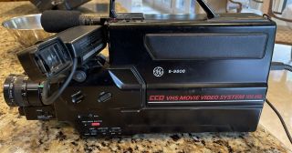 General Electric Ge 9 - 9806 Vhs Movie Video Camera Camcorder Vintage