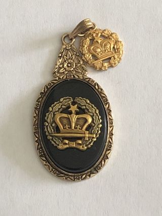 Vintage Masonic Order Of The Amaranth 1/20 12kt Pendant