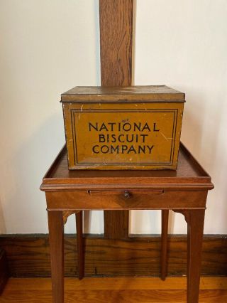 Vintage National Biscuit Company Tin Cracker Box