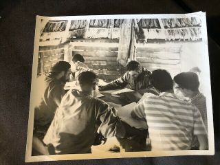 Rare Vintage Signed Raul Corrales Photo Of Young Castro - 1959