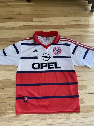 Vintage 90s Fc Bayern Munich Opel Adidas Men’s Large Soccer Jersey