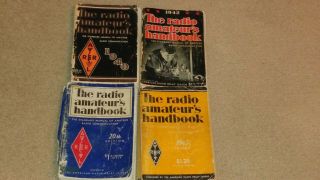 Vintage Arrl The Radio Amateurs Handbook 1940 1942 1943 And 1947