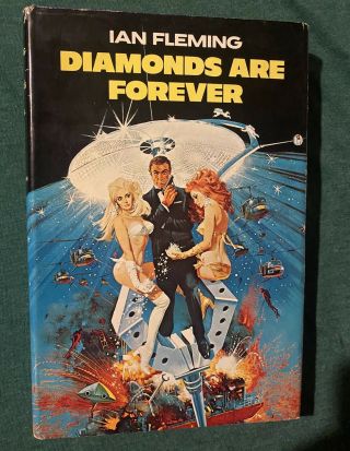 Diamonds Are Forever Ian Fleming James Bond Photoplay Hardback Book Sean Connery