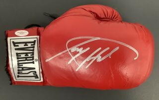 Larry Holmes Signed Boxing Glove Everlast Heavyweight Champion Autograph Hof Jsa
