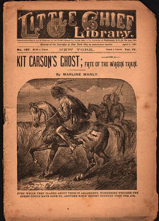 Dime Novel: Little Chief Library 187: Kit Carson 