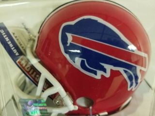 Buffalo Bills Rian Lindell Signed Mini Helmet 2