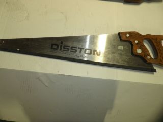 Vintage Disston Hand Saw - Model No.  D - 23 12 - Point Crosscut - Bevel Filed
