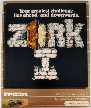 Zork I Ibm Pc Solid Gold Folio Infocom 1983 Vintage Computer Game 30