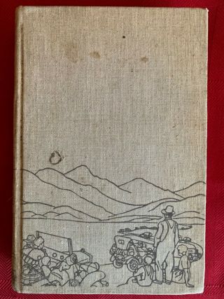 Vintage 1939 1st Ed 10 Print Hardback: The Grapes Of Wrath,  John Steinbeck