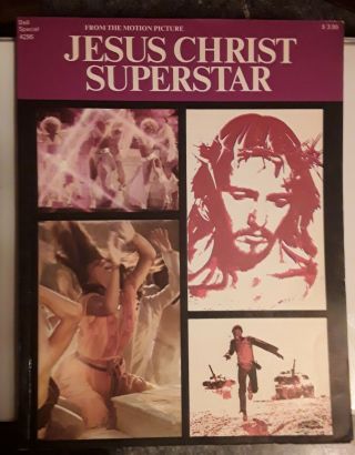 Jesus Christ Superstar Book From The Motion Picture (1973) Fountain Press Htf