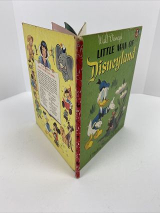 Vintage 1955 Little Golden Book Walt Disney’s Little Man Of Disneyland 3