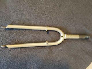 Vintage Paramount Design Precision Butted Cro - Mo 1 1/8 Threaded 26 " Mtb Fork