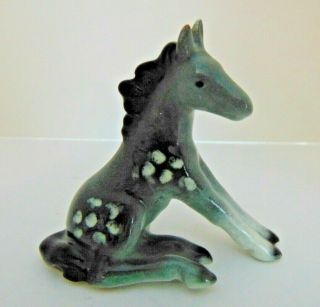 Rare Vintage Goebel Germany Porcelain Sitting Foal/horse 1950 - 1955