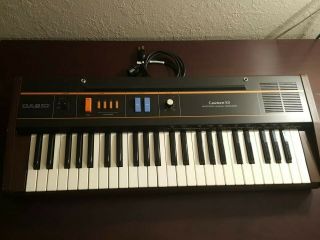 Rare Vtg Casio Ct - 101 Casiotone Piano Keyboard Retro 80s Synthesizer A,