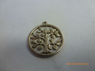 Vintage James Avery Sterling Silver Pendant - Tree Of Life