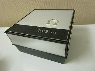 Vintage Omega Watch Box.  4 1/8 " X 4 1/8 " X 2 1/2 "