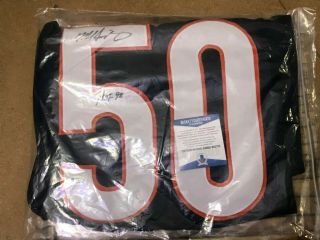 Mike Singletary Chicago Bears Hof Signed Autographed Jersey Beckett