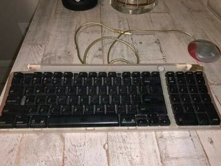 Apple Vintage Imac Tangerine Keyboard (m2452) & Mouse (m4848)