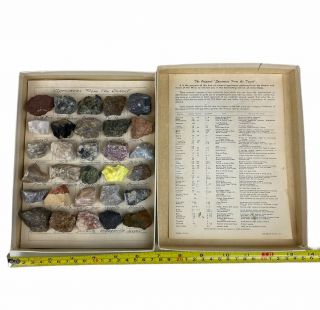 Vintage Set Minerals of the Desert 30 Specimens w ID Info Sheet Rocks Gems 3