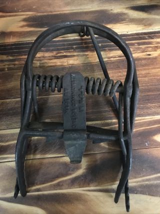 Vintage Mole Trap Cast Iron Oneida Community Usa